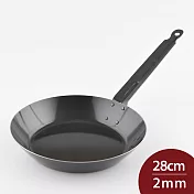 KANDA 神田鐵鍋 鍛造加厚 平底鐵鍋 28cmx2mm 平底鍋 日本製