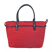 agnes b.金屬環束繩手提包- (小/紅)