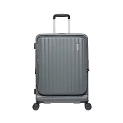 【PARTAKE】Dawnlight-24吋拉鍊箱-黑曜灰 /個 PT2056B24GY