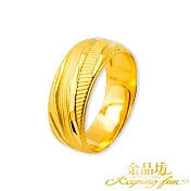 【金品坊】黃金戒指志氣昂揚男戒