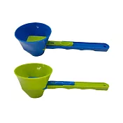 【iSFun】泡粉神器 創意多功能滑動式長柄漏斗勺/2入