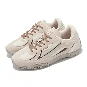 Fila 休閒鞋 CHIC 女鞋 米白 棕 復古 德訓鞋 斐樂 5C944Z717 23cm BEIGE/BROWN