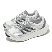 adidas 慢跑鞋 Adizero Aruku 男鞋 女鞋 灰白 銀 緩震 厚底 運動鞋 愛迪達 JS3714 22.5cm SILVER/WHITE