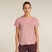 【紐西蘭Icebreaker 】女 ACE MerinoFine™ 細緻羊毛圓領短袖上衣(17.5微米)-150 S 淡裸粉