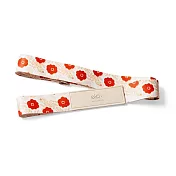 【ekax】造型行李束帶 紅粉繁花