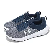 Under Armour 慢跑鞋 Charged Revitalize 男鞋 藍 白 緩震 運動鞋 UA 3026679400 27cm NAVY/WHITE
