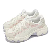 Puma 休閒鞋 Pulsar Lite Pop Wns 女鞋 厚底 增高 米白 粉紅 老爹鞋 40298201 23cm BEIGE/PINK
