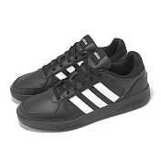 adidas 休閒鞋 Courtbeat 男鞋 黑 白 皮革 復古 愛迪達 ID9660 25cm BLACK/WHITE