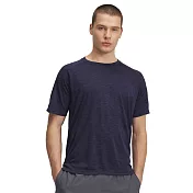 Under Armour 男 Tech Textured 短T-Shirt-1382796-044 M 藍色