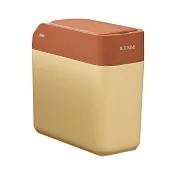 ROOMMI Handsfree 充電滑蓋感應垃圾桶 12L 奶油可可