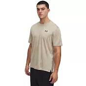 Under Armour 男 Tech Vent Jcqrd 短T-Shirt-1390047-299 L 卡其色