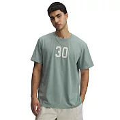 Under Armour 男 Curry HW Verbiage 短T-Shirt-1390406-348 L 綠色