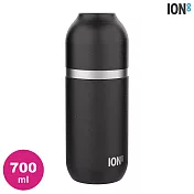 ION8 Flask Insulated Steel 保溫水壺I8FS700 / 磁吸杯蓋 700ml (保溫瓶 保溫杯 雙層隔熱) 黑色