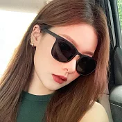 seoul show首爾秀 高質感輕韌TR90彈簧腿折疊太陽眼鏡抗UV400墨鏡 809  墨色黑