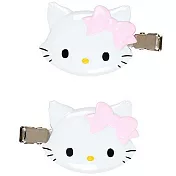 日本Sanrio三麗鷗少女瀏海髮夾立體造型髮飾A301(2入;可選Hello Kitty凱蒂貓/Charmy Kitty恰咪) 恰咪A301 CY