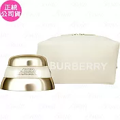 SHISEIDO 資生堂 百優精純乳霜(75ml)+BURBERRY 米色太空棉化妝包(公司貨)