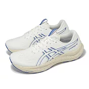 Asics 慢跑鞋 GT-2000 14 男鞋 女鞋 白 藍 支撐 回彈 運動鞋 亞瑟士 1011C191101 25.5cm CREAM/ASICS BLUE