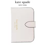 【kate spade】MagSafe 迷你掀蓋包 奶油白