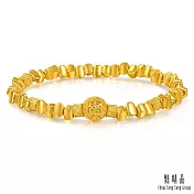【點睛品】玲瓏繡球 黃金手鍊_計價黃金(05)