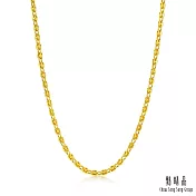 【點睛品】經典騎士鍊 黃金項鍊_計價黃金