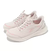 Skechers 休閒鞋 Skech-Lite Pro 2.0 Slip-Ins 女鞋 米 粉紅 針織 緩震 運動鞋 150624NAT 22.5cm NATURAL