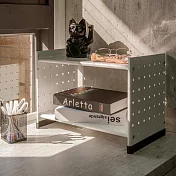 【H&R安室家】貴族風可延伸式組合書櫃 書架 OA125 氣質白