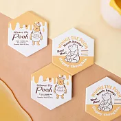 迪士尼小熊維尼蜂巢造型杯墊 -蜂蜜罐裝