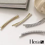 【Hera 赫拉】網紅豔麗一字珍珠瀏海夾 HPC14 銀色一對