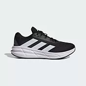 Adidas Questar 3 M [ID6320] 男 慢跑鞋 運動 訓練 緩震 透氣 跑鞋 黑白 23cm 黑/白
