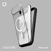 犀牛盾 iPhone Air Mod NX MagSafe兼容 邊框背蓋兩用防摔磁吸手機殼- 黑