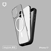 犀牛盾 iPhone 17 Mod NX MagSafe兼容 邊框背蓋兩用防摔磁吸手機殼- 黑