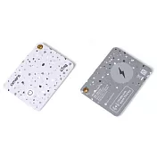 【omars】uTag智慧防丟卡｜iOS專用｜無線充電｜支援手機內建APP｜ 石灰白