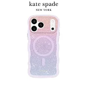 【kate spade】iPhone 17系列 精品磁吸防摔波浪殼 粉彩紫 無 iPhone 17 Pro Max