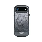 【kate spade】iPhone 17系列 精品磁吸防摔波浪殼 幻影黑 無 iPhone Air