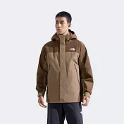The North Face M BLIZZARD FLEECE GTX TRICLIMATE JACKET 男三合一防水外套-NF0A8DRFDHI L 棕色