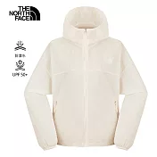 The North Face W UPF JACKET - AP 女風衣外套-NF0A8EXEQLI L 白色