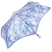 【官方直營】Wpc.透明花瓶波浪傘簷手動半透明折傘  藍色