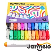 【JarMelo 原創美玩】Wash Power 超水洗彩色筆(24色) JA99841