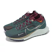 Nike 越野跑鞋 React Pegasus Trail 4 GTX V2 男鞋 綠 卡其 防水 小飛馬 HM9728-300 26cm GREEN/KHAKI