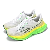 Saucony 競速跑鞋 Endorphin Speed 5 男鞋 白 綠 雪梨 路跑 運動鞋 索康尼 S31007400 28cm WHITE/GREEN
