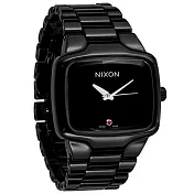 NIXON The Ceramic Player陶瓷真鑽瑞士機芯腕錶-黑