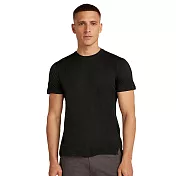 【紐西蘭Icebreaker】男 ACE MerinoFine™ 細緻羊毛圓領短袖上衣(17.5微米)-150 S 黑色