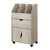 【居家cheaper】森活流線收納移動櫃 KC09WH 書櫃 置物櫃 收納櫃 儲物櫃 邊櫃 木櫃 茶几櫃 白橡木紋