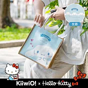 三麗鷗 x Kiiwi O! 聯名款.萌萌大臉系列雙面棉麻手提袋 大耳狗