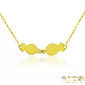 今生金飾 接吻魚項鍊 黃金項鍊