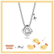 STORY故事銀飾-CrazyEyes經典系列-炸蝦不規則純銀項鍊