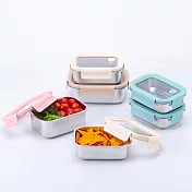 【CookPower鍋寶】Snapiro可微波316L不鏽鋼保鮮盒 6件組