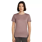 【紐西蘭Icebreaker 】女 ACE MerinoFine™ 細緻羊毛圓領短袖上衣(17.5微米)-150 XS 藕粉