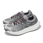 adidas 慢跑鞋 Adizero Aruku 男鞋 灰 紅 厚底 緩震 運動鞋 愛迪達 JH8116 28cm GREY/RED