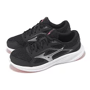 Mizuno 慢跑鞋 Maximizer 27 寬楦 女鞋 黑 銀 運動鞋 基本款 美津濃 K1GA2501-21 23cm BLACK/SILVER